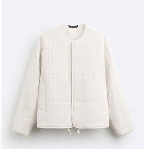 Zara White/Ecru Puffer